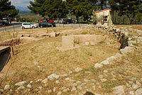 Cercle B des tombes, -XVIIe siècle, situé près de l'entrée du site.