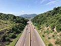 File:2019-07-14 10 40 21 View west along Interstate 68 and U.S. Route 40 and south along U.S. Route 220 (National Freeway) from the overpass for Monroe Street in Cumberland, Allegany County, Maryland.jpg