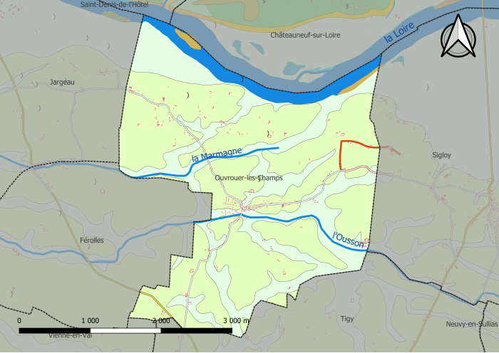 Rideau métallique Ouvrouer-les-Champs (45150)