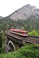 en: ÖBB 4010 express railcar on the Kalte Rinne viaduct on the Semmering line de: Schnelltriebwagen der Reihe 4010 der ÖBB auf dem Kalte-Rinne-Viadukt an der Semmeringbahn