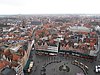 View of the Grote Markt from top of Belfort