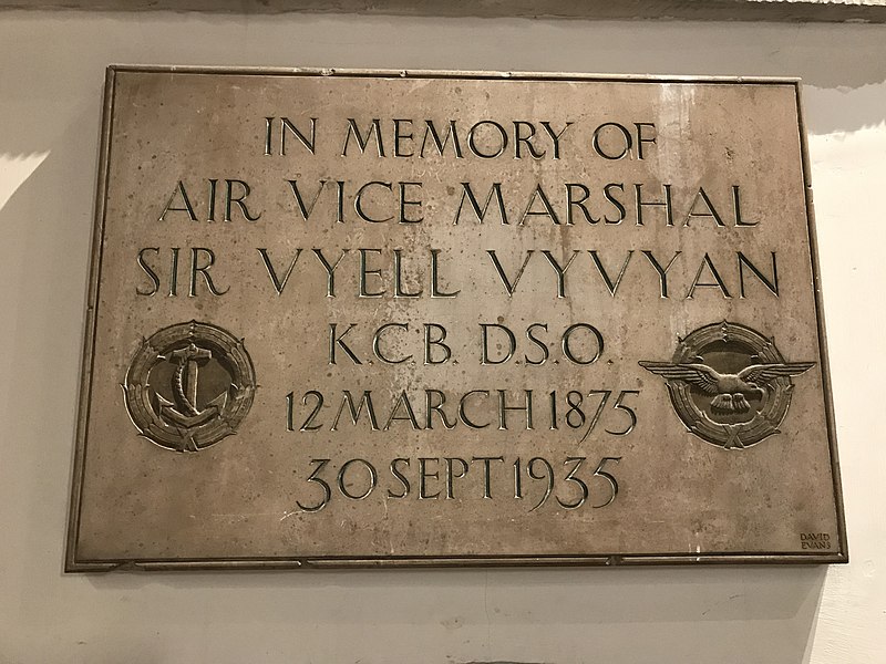 File:A memorial to Vyell Vyvyan in St James's Church, Piccadilly.jpg