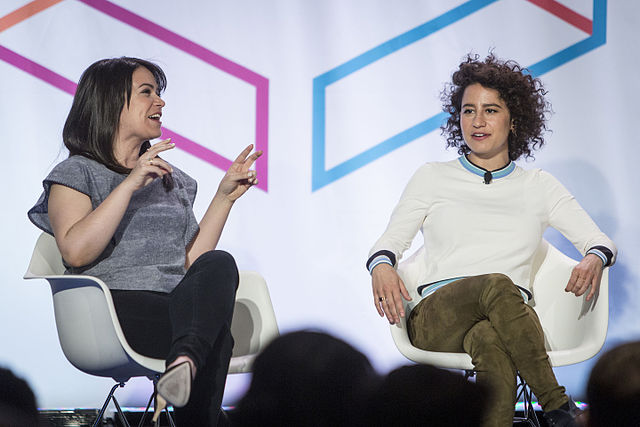Jacobson (left) and Glazer (right) at Internet Week New York in May 2015