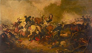 Marshal Blucher at the Battle of Ligny, 16 June 1815