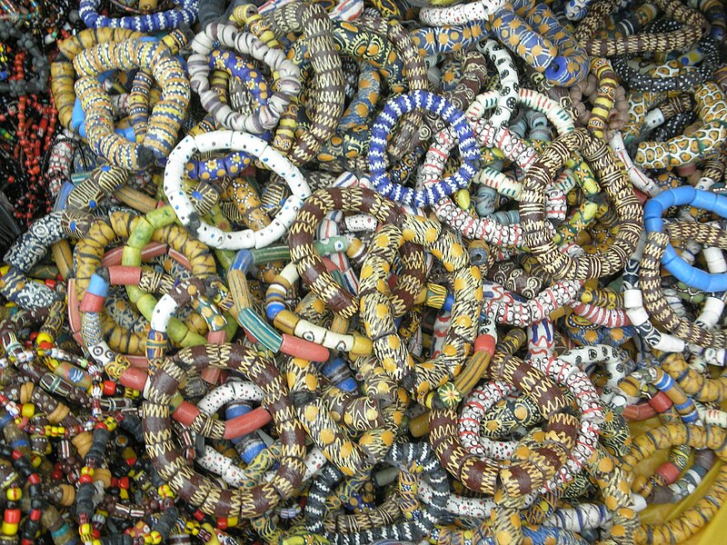 File:African beads Ghana.jpg