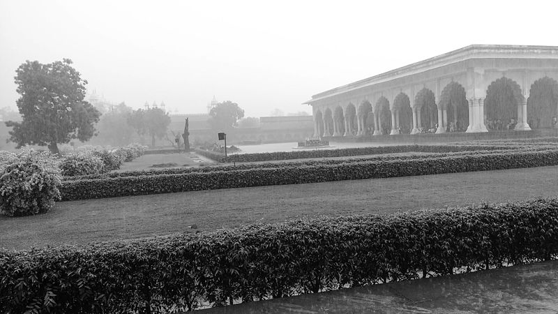 File:Agra-Red Fort, Agra, Uttar Pradesh bnw-35.jpg