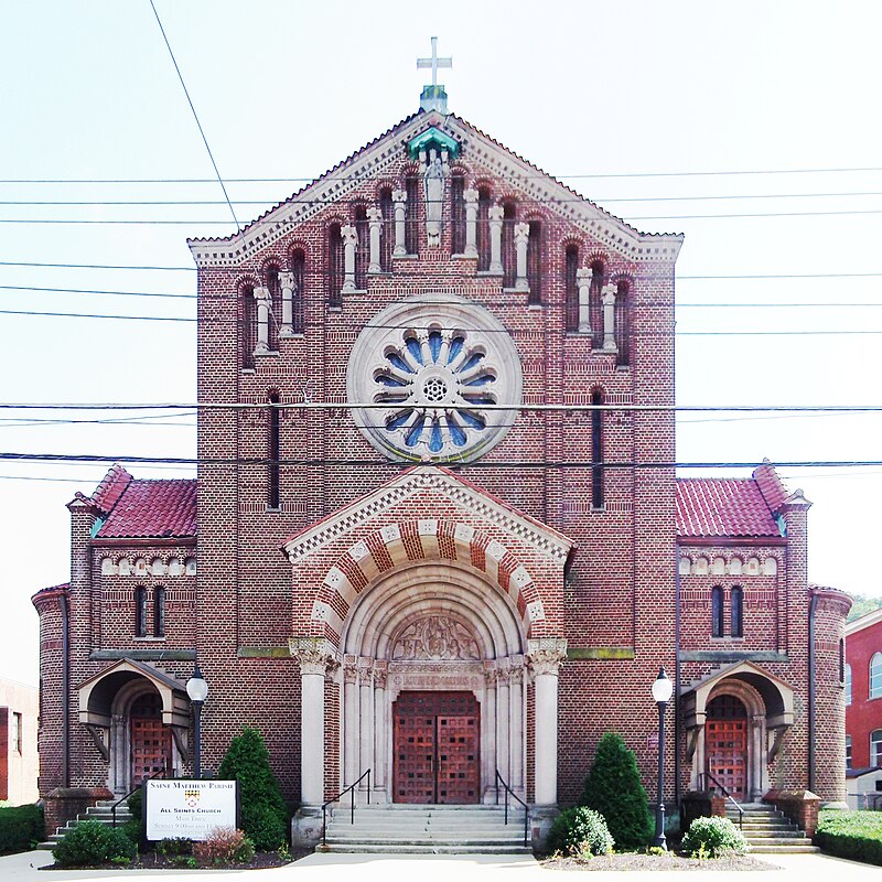 Front of the church
