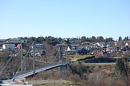 Bron över Alverstraumen.