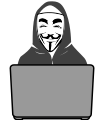 Anonymous hacker behind PC.svg