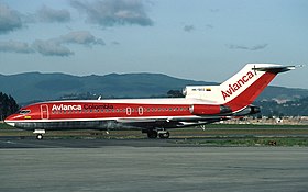 HK-1803, le Avianca Boeing 727-100 impliqué.