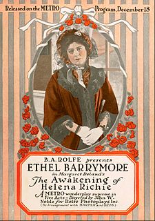 <i>The Awakening of Helena Richie</i> (film) 1916 silent film directed by John W. Noble