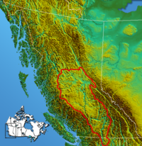 Map of the Interior Plateau