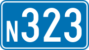 Miniatuur voor N323 (België)