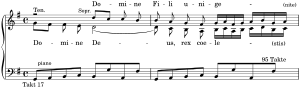 Incipit of Domine Deus BWV 232 Incipit Nr. 8 Domine Deus.svg