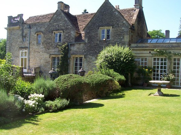 The back garden of Iford Manor was designed by Harold Peto.