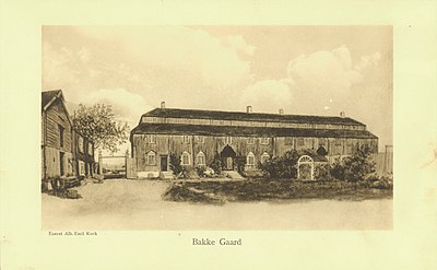 Bakke gård før delingen i 1834