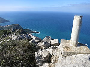 At the top of the Puig de Bàlitx