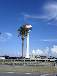 Pensacola Beach Water Tower water tower in Pensacola Beach, Florida
