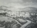 Panoramica di Bivona ai primi del '900