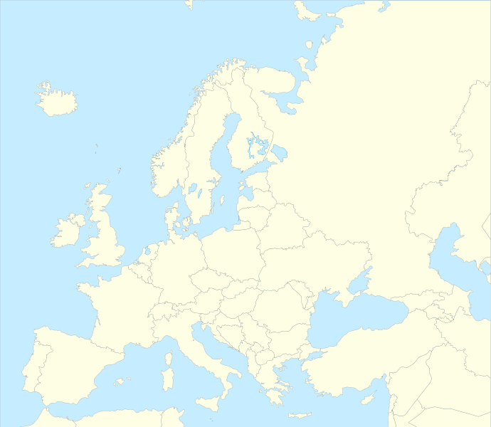 Fil:Blank map of Europe - Atelier graphique colors with Kosovo.svg