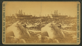 A view of Yankton's riverfront after the flood of March 1881.