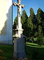 Cross in front of the Saint Margaret Church