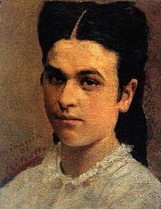 3B Portrait of Maria Angelini label QS:Lit,"Maria Angelini" label QS:Len,"Portrait of Maria Angelini" by 1860