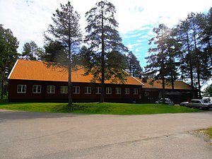 Delar av kasernetablissementet i Luleå