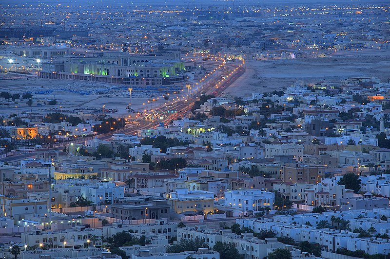 File:Buildings in West Bay from Dareen Tower (2).jpg