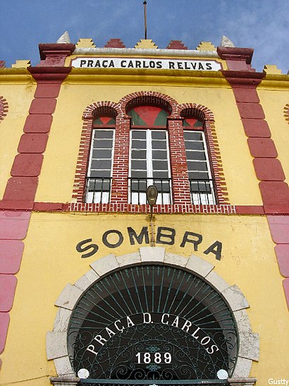 Como chegar a Praça de Touros Carlos Relvas através de transportes públicos - Acerca do local