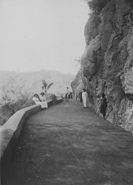 File:COLLECTIE TROPENMUSEUM De weg bij Lela-Katting te Maumere op Flores TMnr 60044452.jpg