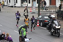 Copenhagen Half marathon Sep 13 2015 at 19.5 with Alex Oloitiptip Korio CPH half Marathon2015 Alex Oloitiptip Korio Edwin Kipyego.JPG