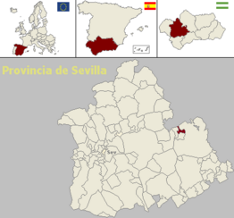 Kaart van Cañada Rosal