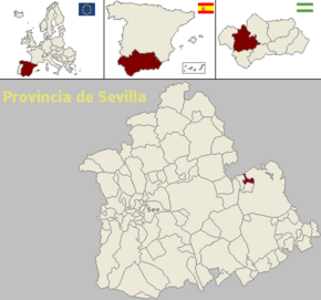 Poziția localității Cañada Rosal