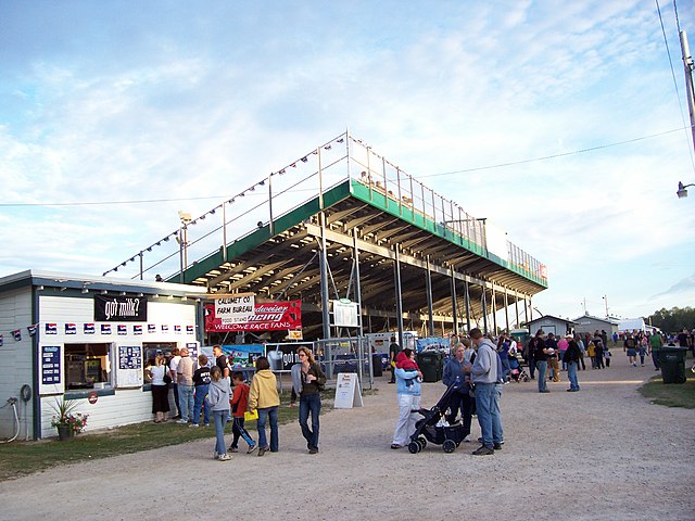 Grandstands during the 2006 Calumet County Fair