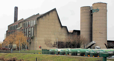 Carlsberg Brewery at the A428/A508 junction in Northampton, on the former Phipps NBC site, also bottles Tuborg and San Migiuel; all modern lagers come from a Carlsberg yeast developed in 1883