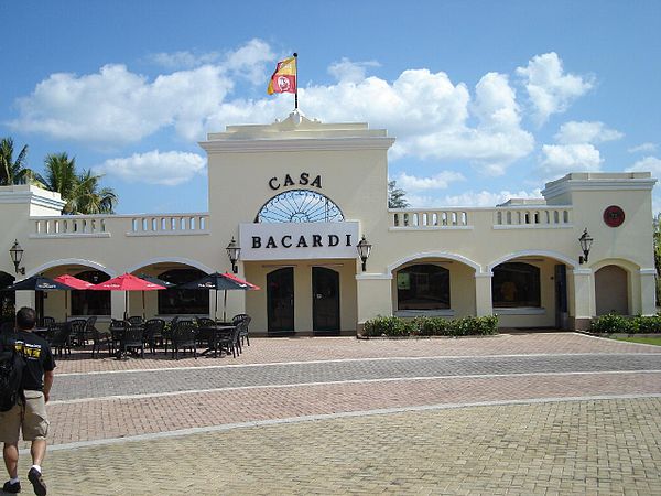 Entrance to tour of Bacardi in Cataño