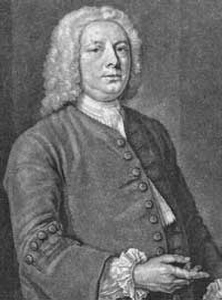 William Caslon in an engraved portrait by John Faber the younger