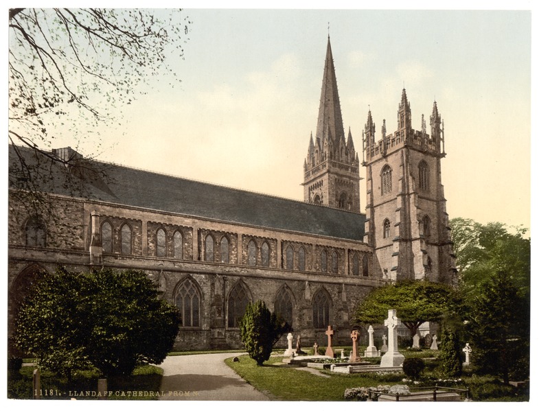 File:Cathedral from the North, Llandoff (i.e. Llandaff), Wales-LCCN2001703501.tif