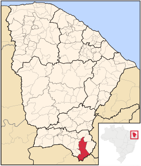 Brejo Santo'nun mikro bölgesi