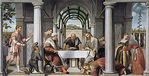 Dinner in the house of Simon the Pharisee