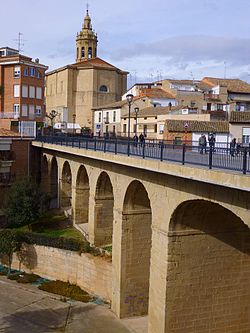 Skyline of Cenicero (La Rioja)