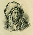 Chief Thathóka Íŋyaŋke engraving by G.F.C. Smillie