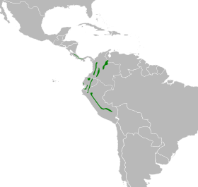 Chlorospingus canigularis map.svg
