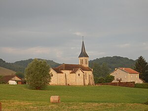 Church in Montels, Ariège, France.jpg