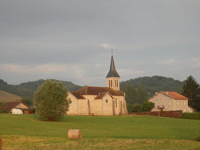 Fájl:Church in Montels, Ariège, France.jpg