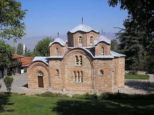 The Church of St. Panteleimon in Gorno Nerezi, Skopje, North Macedonia