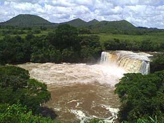 Waterfall at the Vina near Ngaundere