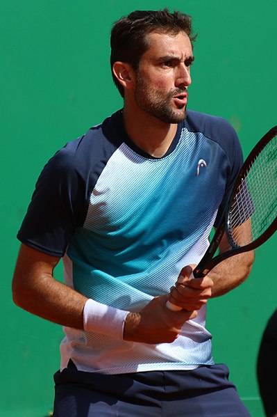 Čilić at the 2022 Monte-Carlo Masters