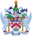 Coat of Arms of St Kitts and Nevis (variant)